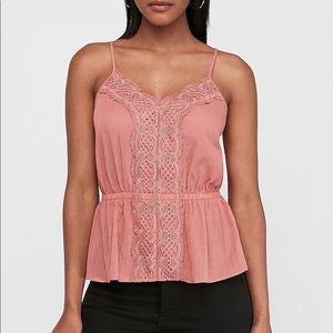 Gorgeous Express Lace Peplum Cami